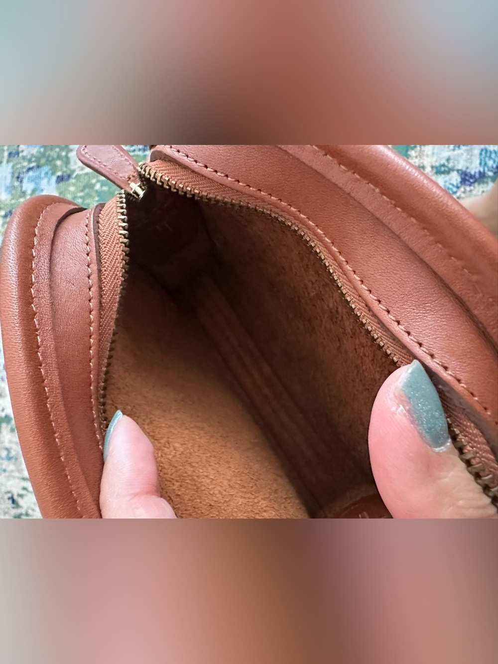 Vintage COACH Abbie Brown Leather Small Crossbody Bag - Picture 5 of 7